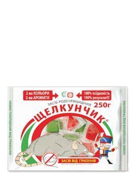 Щелкунчик тестообразная приманка от грызунов, 250 г GL612 фото