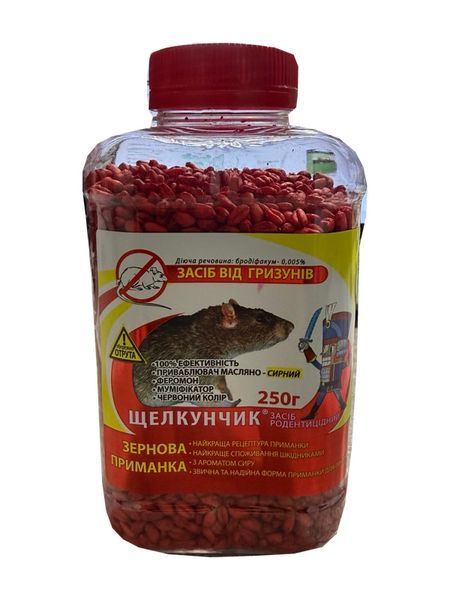 Щелкунчик зерновая приманка с ароматом сыра, 250 г GL-20261022-06 фото