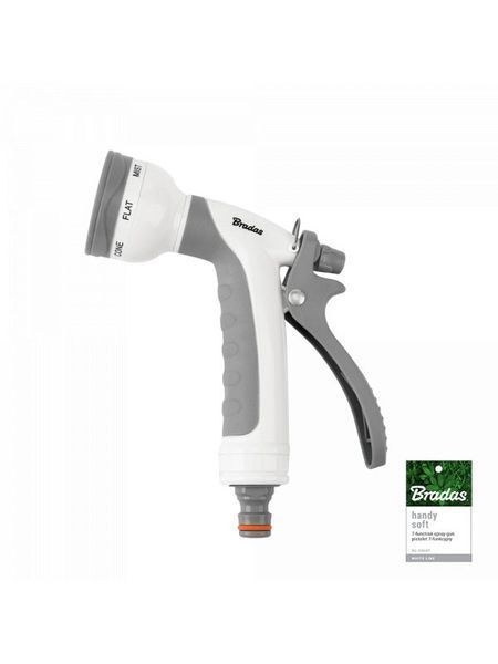 Пістолет для поливу 7 режимів Bradas White Line Handy Soft WL-EN44T WL-EN44T фото