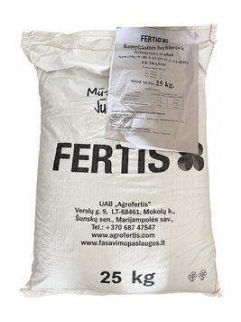 Осіннє добриво Fertis NPK 5-15-25 у мішку 25 кг